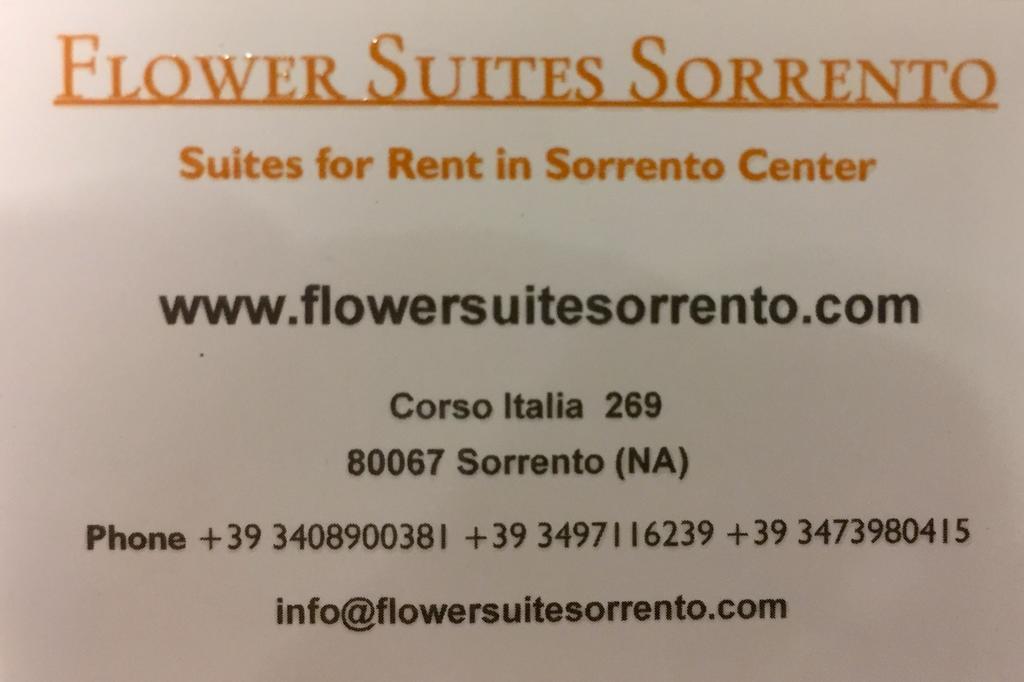 Flower Suites ซอร์เรนโต ภายนอก รูปภาพ